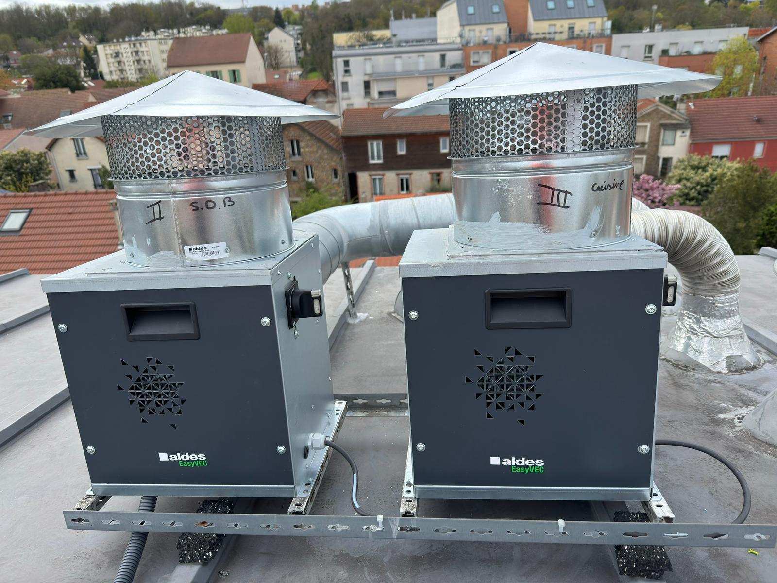 Groupe de ventilation VMC — IVS Energies Seine-Saint-Denis